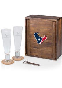 Houston Texans Pilsner Beer Glass Gift Set Drink Set