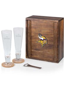 Minnesota Vikings Pilsner Beer Glass Gift Set Drink Set