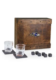 Baltimore Ravens Whiskey Box Gift Drink Set