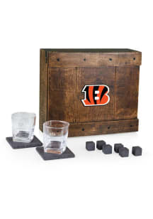 Cincinnati Bengals Whiskey Box Gift Drink Set