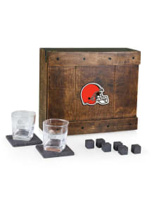 Cleveland Browns Whiskey Box Gift Drink Set