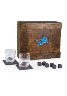 Detroit Lions Whiskey Box Gift Drink Set