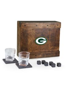 Green Bay Packers Whiskey Box Gift Drink Set