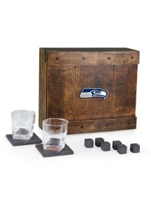 Seattle Seahawks Whiskey Box Gift Drink Set
