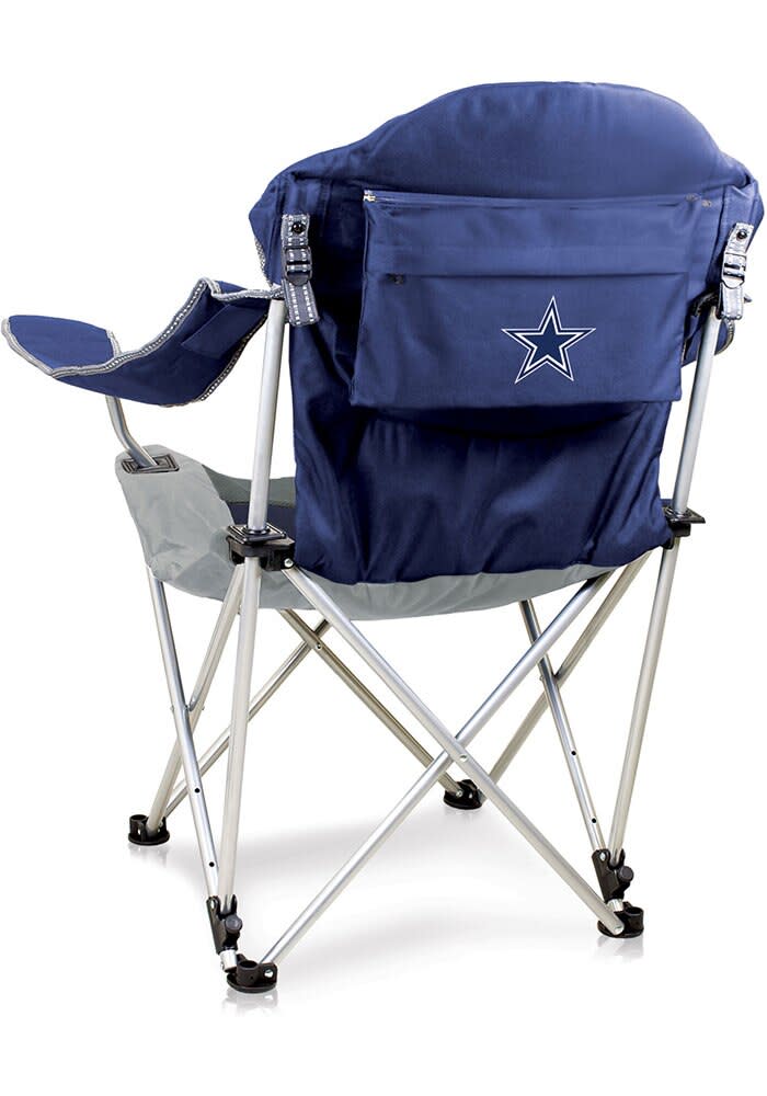 Dallas Cowboys Reclining Folding Chair Blue