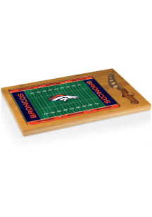 Denver Broncos Icon Glass Top Cutting Board
