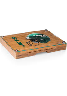 New York Jets Concerto Tool Set and Glass Top Cheese Serving Tray