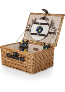 Milwaukee Brewers Brown Classic Picnic Basket Tote