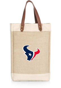 Houston Texans Jute 2 Bottle Insulated Bag Wine Accessory
