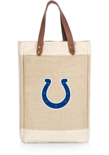 Indianapolis Colts Jute 2 Bottle Insulated Bag Wine Accessory