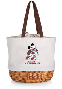 Arizona Cardinals Beige Disney Mickey Canvas and Willow Tote