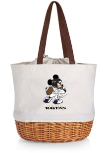 Baltimore Ravens Beige Disney Mickey Canvas and Willow Tote