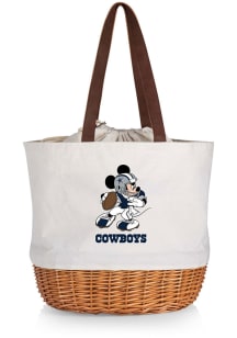 Dallas Cowboys Beige Disney Mickey Canvas and Willow Tote