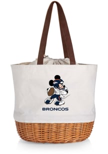 Denver Broncos Beige Disney Mickey Canvas and Willow Tote