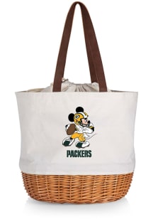 Green Bay Packers Beige Disney Mickey Canvas and Willow Tote