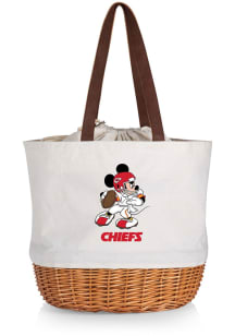 Kansas City Chiefs Beige Disney Mickey Canvas and Willow Tote