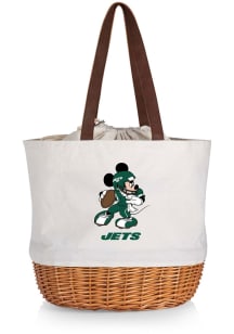New York Jets Beige Disney Mickey Canvas and Willow Tote