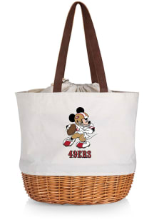 San Francisco 49ers Beige Disney Mickey Canvas and Willow Tote