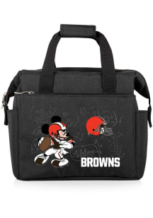 Cleveland Browns Black Disney Mickey On The Go Insulated Tote