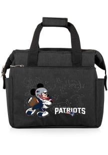New England Patriots Black Disney Mickey On The Go Insulated Tote