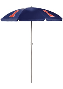 Navy Blue Illinois Fighting Illini Beach Sunshade Umbrella Tent
