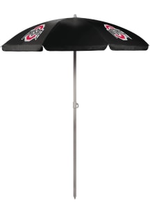 Black Ohio State Buckeyes Beach Sunshade Umbrella Tent