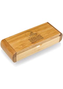 Cleveland Browns Elan Bamboo Box and Deluxe Bottle Opener