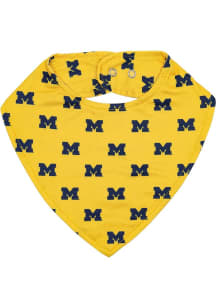 Gold Michigan Wolverines Baby Bib - Gold