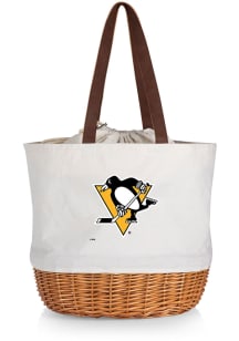 Pittsburgh Penguins Beige Coronado Basket Tote