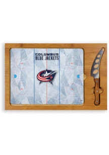 Columbus Blue Jackets Icon Glass Top Cutting Board