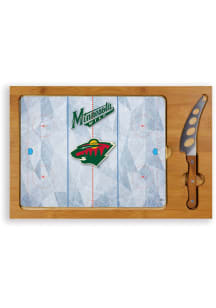 Minnesota Wild Icon Glass Top Cutting Board