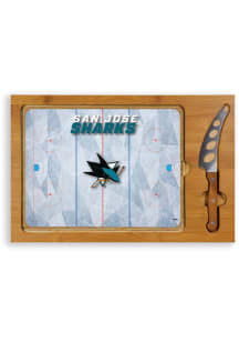 San Jose Sharks Icon Glass Top Cutting Board