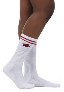 Arkansas Razorbacks Retro Athletic Yarn Womens Crew Socks