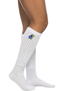 Kansas Jayhawks Slouchy Yarn Womens Crew Socks