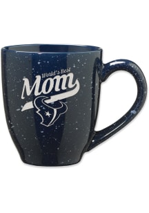 Houston Texans 16oz Mom Speckled Ceramic Mug - Navy Blue