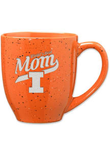 Orange Illinois Fighting Illini 16oz Mom Speckled Mug