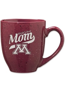 Maroon Minnesota Golden Gophers 16oz Mom Speckled Mug