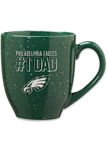 Philadelphia Eagles 16oz Dad Speckled Ceramic Mug - Kelly Green