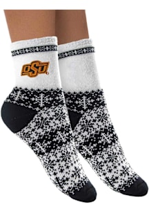 Oklahoma State Cowboys Holiday Womens Crew Socks