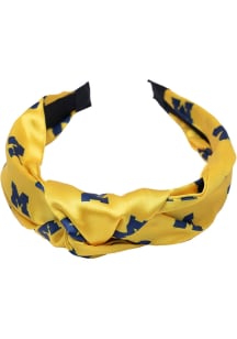 Yth Chiffon Michigan Wolverines Youth Headband - Gold