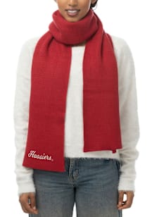 Fashion Knit Indiana Hoosiers Womens Scarf - Crimson