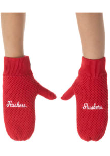 Nebraska Cornhuskers Fashion Knit Womens Gloves