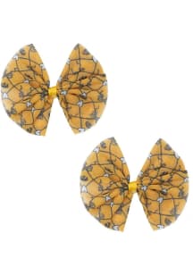 Mesh Iowa Hawkeyes Kids Hair Barrette - Gold