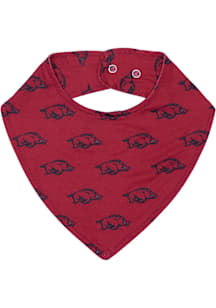 Arkansas Razorbacks Snap Closure Baby Bib