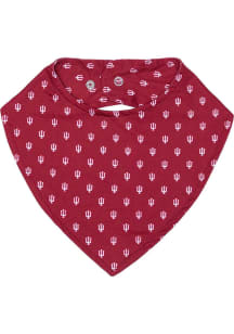 Snap Closure Indiana Hoosiers Baby Bib - Crimson