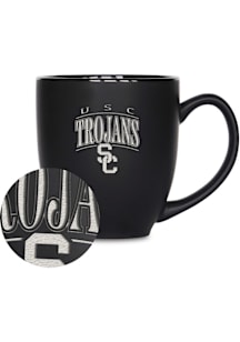 USC Trojans Tribute Bistro Ceramic Mug - Black