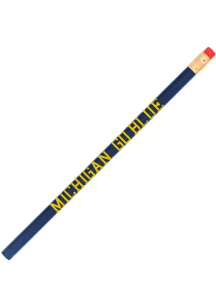 Navy Blue Michigan Wolverines Go Blue Pencil