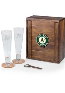 Oakland Athletics Pilsner Beer Glass Drink Set
