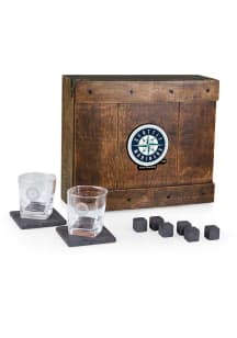 Seattle Mariners Whiskey Box Gift Drink Set