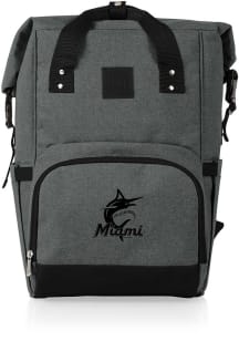 Miami Marlins Roll Top Backpack Cooler